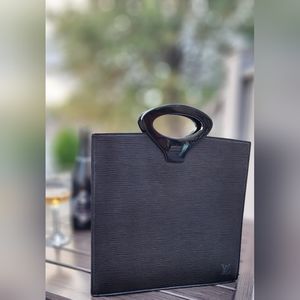 Louis Vuitton Ombre Bag Epi Leather Black